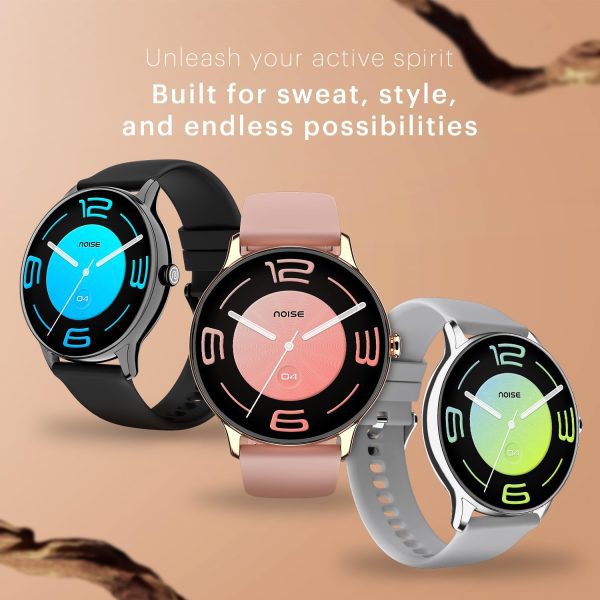 Noise Twist Go Round dial Smartwatch with BT Calling, 1.39" Display, Metal Build, 100+ Watch Faces, IP68, Sleep Tracking, 100+ Sports Modes, 24/7 Heart Rate Monitoring (Rose Pink)