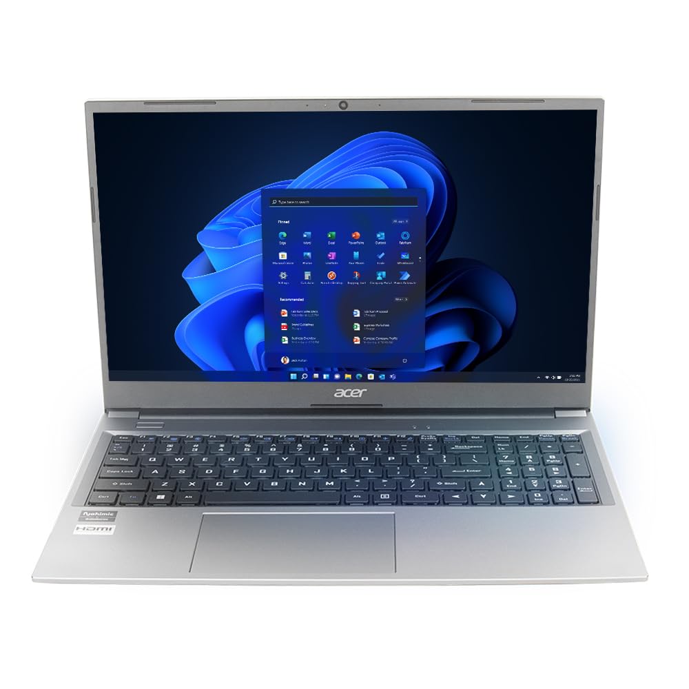 Acer Aspire Lite AMD Ryzen 3 5300U Premium Thin and Light Laptop (Windows 11 pro/16 GB RAM/512 GB SSD) AL15-41 with 39.62 cm (15.6") Full HD Display, Metal Body, Steel Gray, 1.6 KG