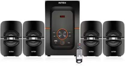 Intex Bang Plus 78 Watt 4.1 Channel Wireless Bluetooth Multimedia Speaker (Black)