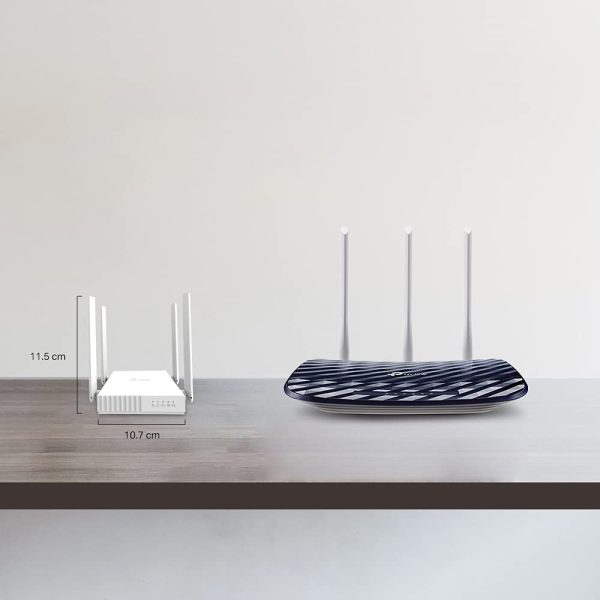 TP-Link Archer C24 AC750 Mbps Dual-Band, WiFi Wireless Router | Multi Mode | 4 Antennas | Ipv6 Supported | Parental Controls | Guest Network | Smooth HD Streaming, White