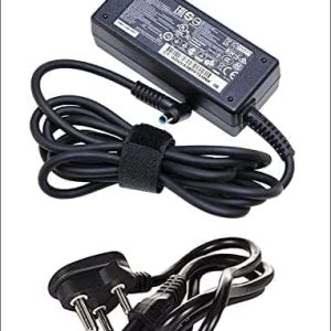 Maxelon Power Cable & HP Blue Pin Original Laptop Charger 19.5V 3.33A 65W Adapter- Black