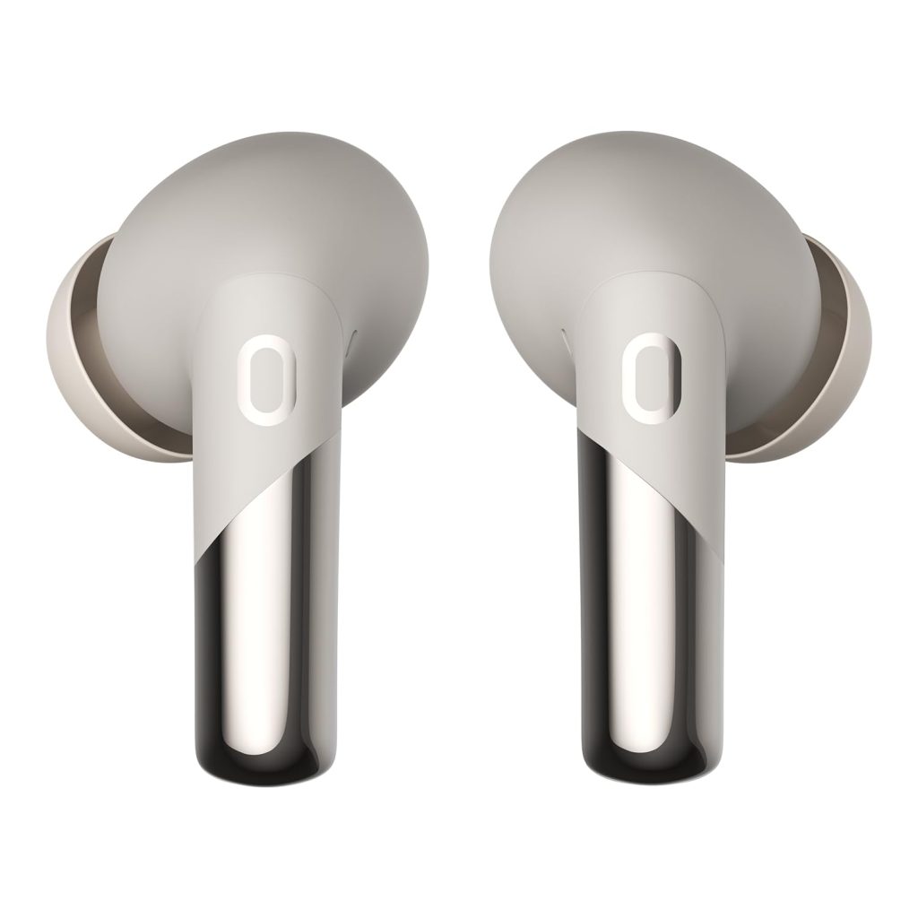 Noise Newly Launched Buds Xero Truly Wireless in-Ear Earbuds with Adaptive Hybrid ANC (Upto 50dB), in-Ear Detection, Sound+ Algorithm, 12.4MM Driver, 50H Playtime, BT v5.3(Chrome Beige)