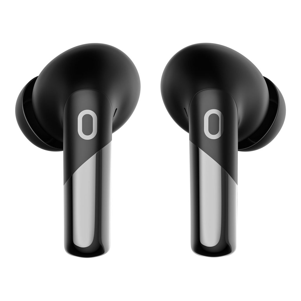 Noise Newly Launched Buds Xero Truly Wireless in-Ear Earbuds with Adaptive Hybrid ANC (Upto 50dB), in-Ear Detection, Sound+ Algorithm, 12.4MM Driver, 50H Playtime, BT v5.3(Chrome Black)