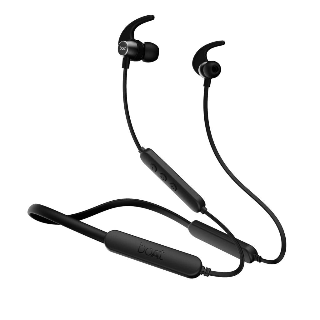 boAt Rockerz 255 Pro+ Bluetooth in Ear Neckband with Upto 60 Hours Playback, ASAP Charge, IPX7, Dual Pairing and Bluetooth v5.2(Active Black)