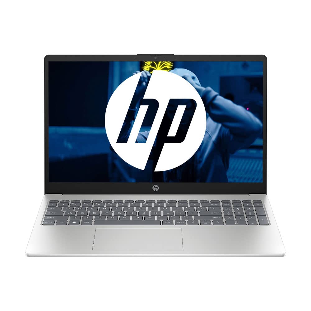 (Refurbished) HP Laptop 15, AMD Ryzen 5 7520U, 15.6-inch (39.6 cm), FHD, 8GB LPDDR5, 512GB SSD, Thin & Light, AMD Radeon Graphics, Backlit KB, Dual Speakers (Win 11 pro, MSO 2021, Silver, 1.59 kg), fc0028AU