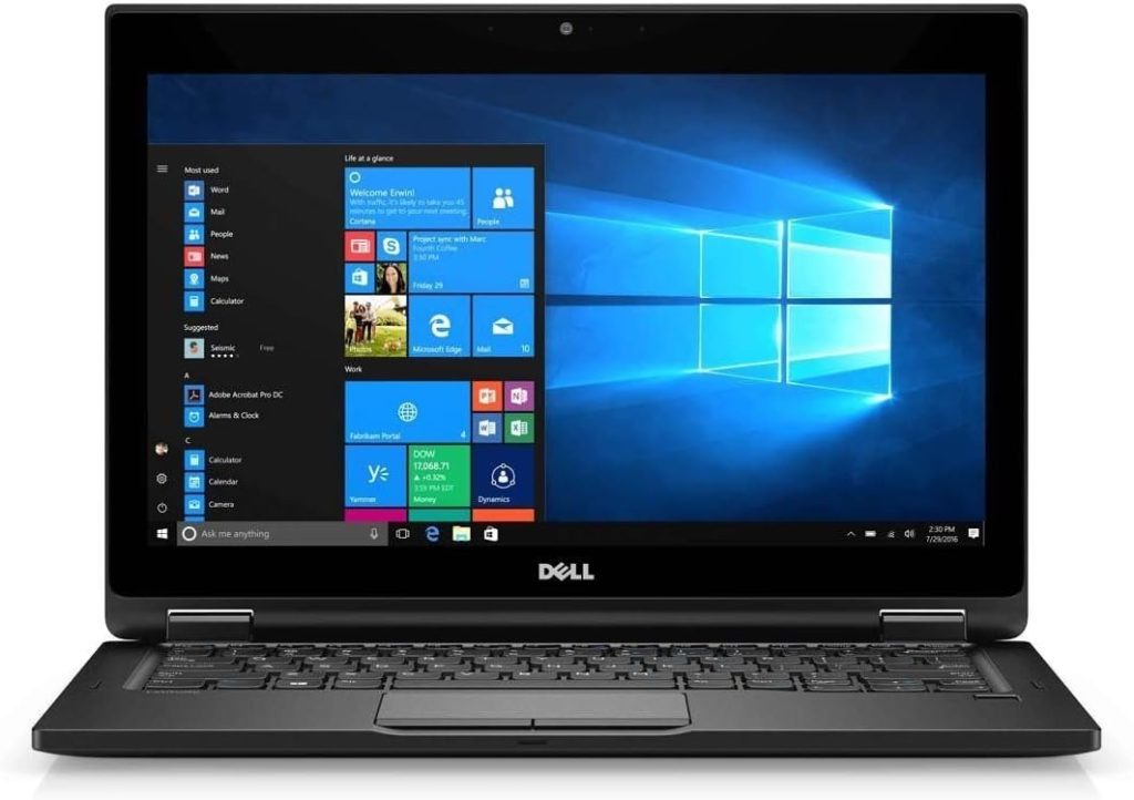 Dell Latitude 5289 2-in-1 Convertible Laptop, 12.5 inches FHD Touch, Intel Core i7-7600U, 8GB Ram, 256GB PCIe SSD, Webcam, Windows 11 Professional