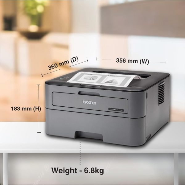 Brother HL-L2321D Single-Function Monochrome Laser Printer with Auto Duplex Printing