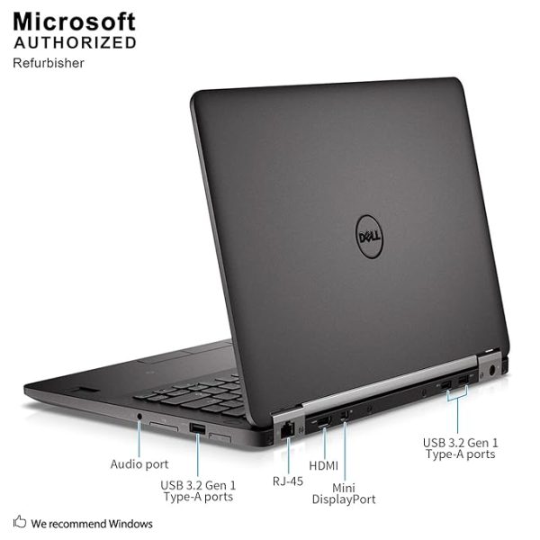 Dell Latitude E7270 Touch Screen UltraBook Business Laptop (Intel Core i7-6600U, 16GB Ram, 512GB SSD, HDMI, WiFi, SC Card Reader, Camera) Win 11 Pro