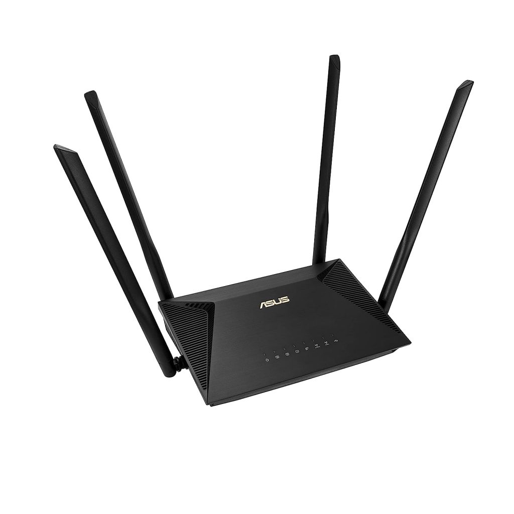 ASUS RT-AX53U (AX1800) Dual Band WiFi 6 Extendable Router, USB, Subscription-Free Network Security, Instant Guard, Parental Control, Built-in VPN, AiMesh Compatible, Gaming & Streaming, Smart Home