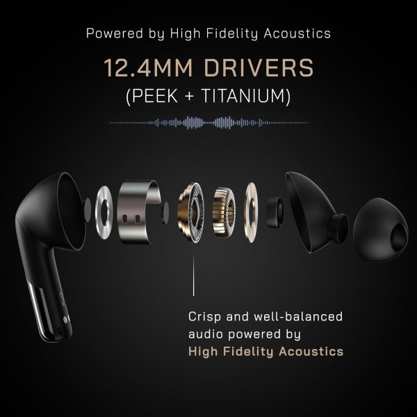 Noise Newly Launched Buds Xero Truly Wireless in-Ear Earbuds with Adaptive Hybrid ANC (Upto 50dB), in-Ear Detection, Sound+ Algorithm, 12.4MM Driver, 50H Playtime, BT v5.3(Chrome Blue)