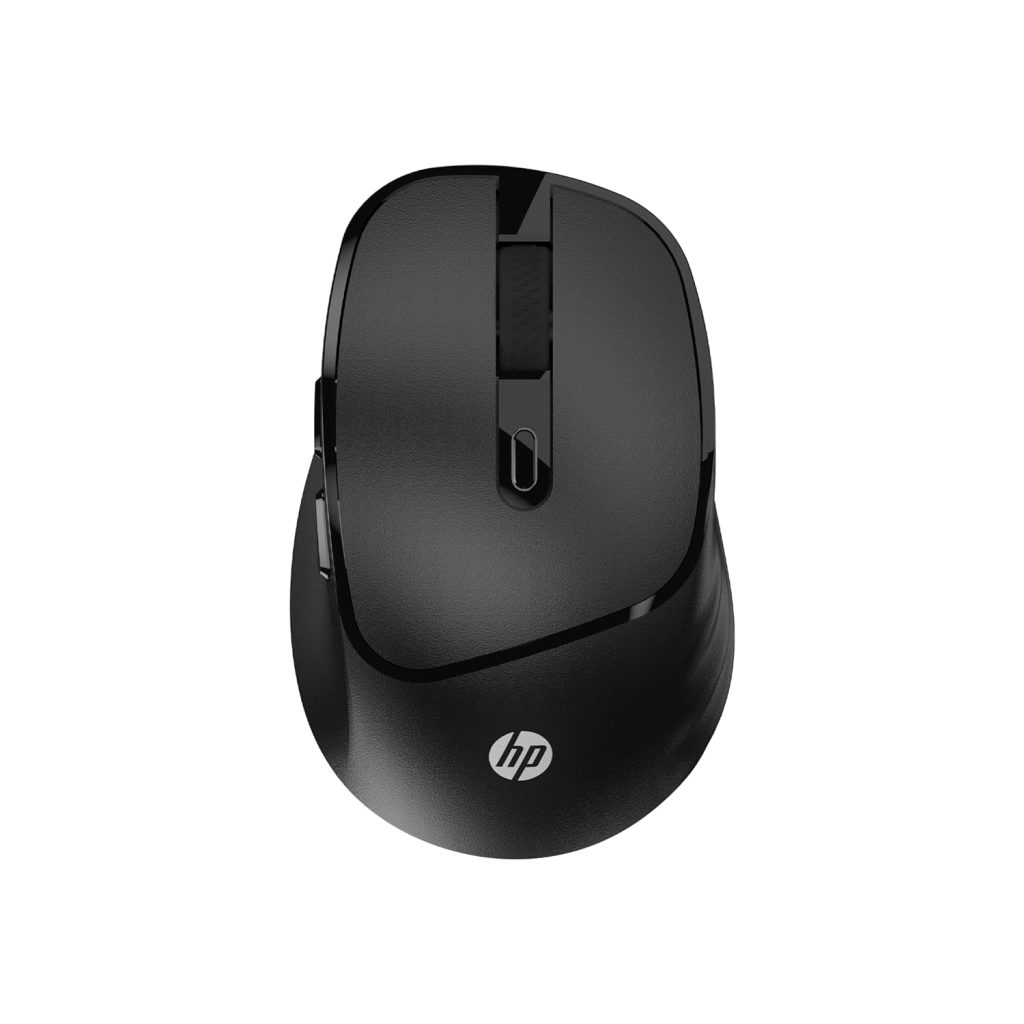 HP M120 Wireless Mouse, USB-A Nano Dongle, 2.4 Ghz Wireless Connection, 6 Buttons, Up to 1600 Dpi, Optical Sensor, Ergonomic Design, 12-Month Battery Life, 3-Year Warranty, 60G±5%, Black, 7J4G4Aa