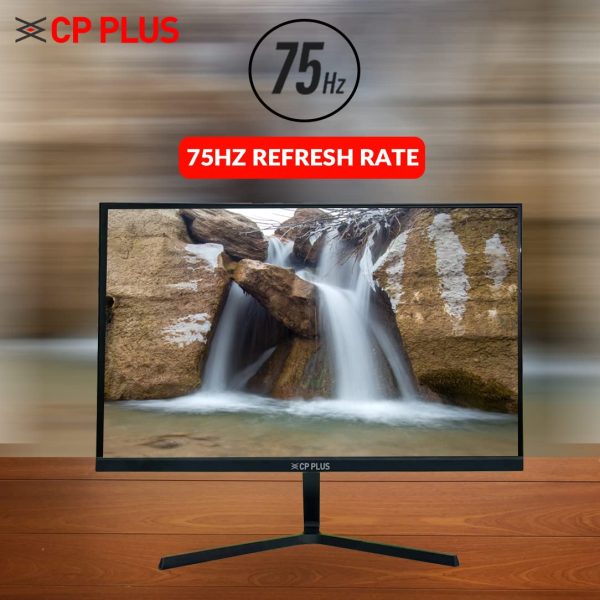 CP PLUS 22-Inch FHD LED Monitor with 1920×1080P | Support Multiple Signal inputs Including HDMI & VGA | 16.7 Million Colors | Slim Design | Anti-Blue Light for Eye-Protection | CP-UEM-22AH