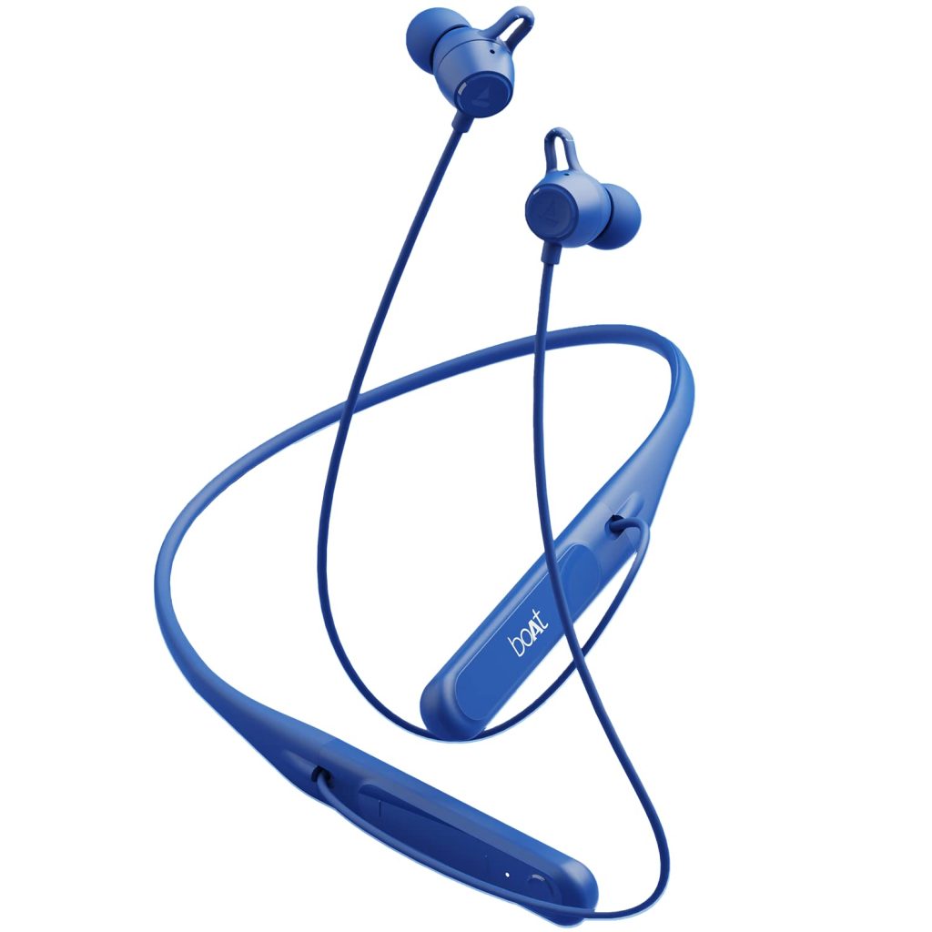 boAt Rockerz 255 Pro+ Bluetooth Wireless in Ear Earphones with Upto 60 Hours Playback, ASAP Charge, IPX7, Dual Pairing and Bluetooth v5.2(Deep Blue)