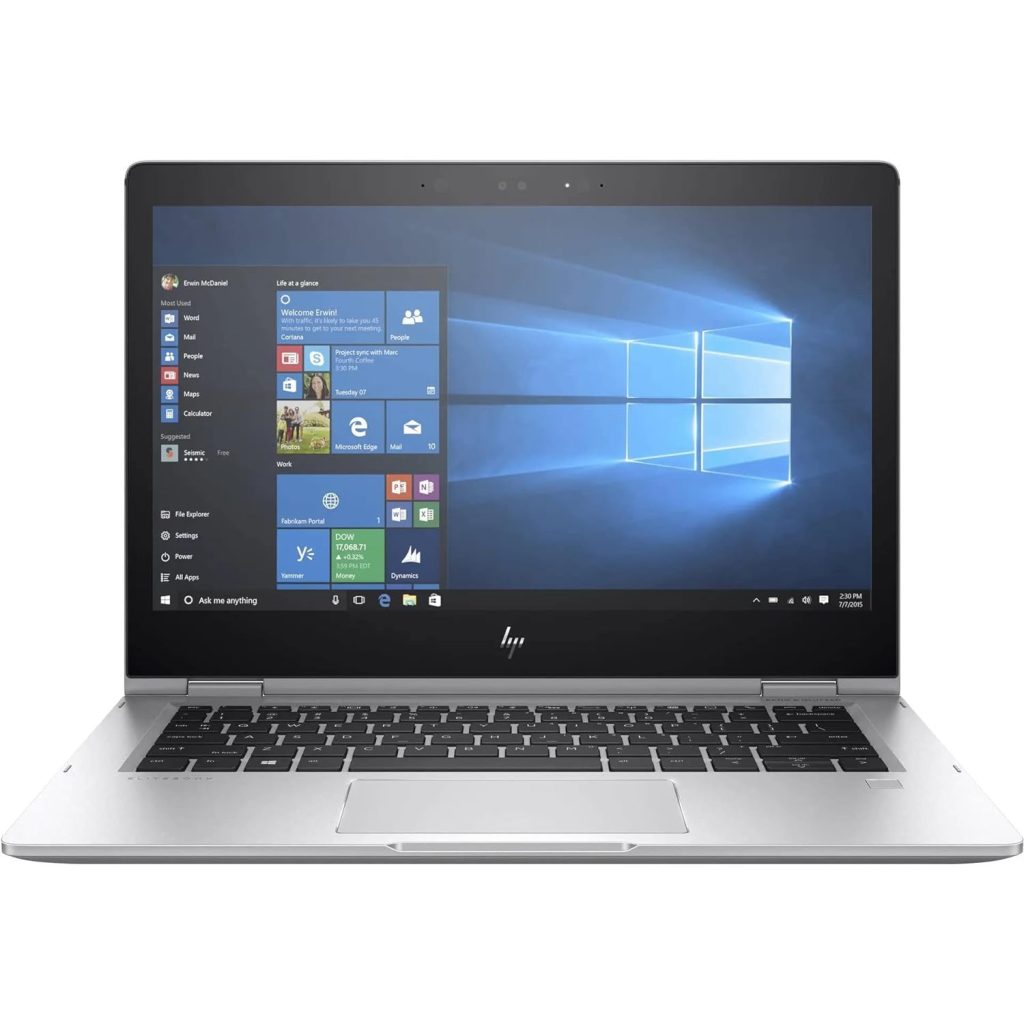 HP EliteBook X360 1030 G2 13.3-Inch TouchScreen 256GB SSD 2-in-1 Laptop ( 2.6GHz 7th Generation i5, 8GB DDR4 RAM, Windows 11 Pro) Silver