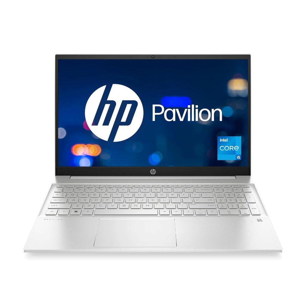 HP Pavilion 15 12Th Gen Intel Core I5 8Gb Sdram/512Gb Ssd 15.6 Inches Fhd,IPS,Micro-Edge Display/Intel Iris Xe Graphics/B&O/Windows 11 pro/Ms Office 2021/Fast Charge/1.75Kg, 15-Eg2009Tu, Silver