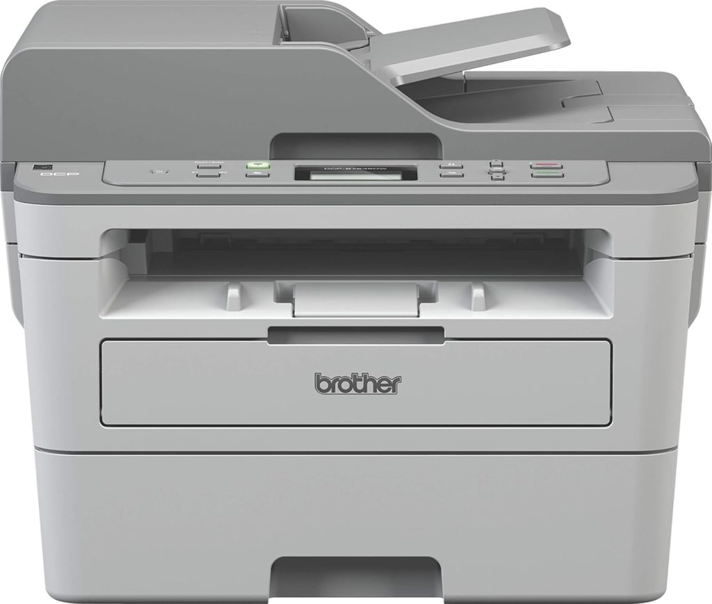 (Refurbished) Brother DCP-B7535DW Multi-Function Monochrome Laser Printer with Auto Duplex Printing & Wi-Fi (Toner Box Technology)
