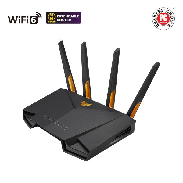 ASUS Tuf Gaming Ax4200 Dual Band WiFi 6 Extendable Gaming Router,2.5G Port,Gaming Port,Port Forwarding,Subscription-Free Network Security,Instant Guard,VPN,Aimesh Compatible,3603 megabytes_per_Second
