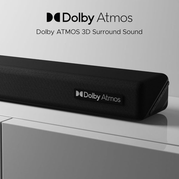 boAt Aavante Bar 4100DA Bluetooth Soundbar with Dolby Atmos 3D Cinematic Sound,300W RMS Signature Sound,3.1.2 Channel, BT v5.3,Multi-Connectivity&EQ Modes &Remote Control(Premium Black)