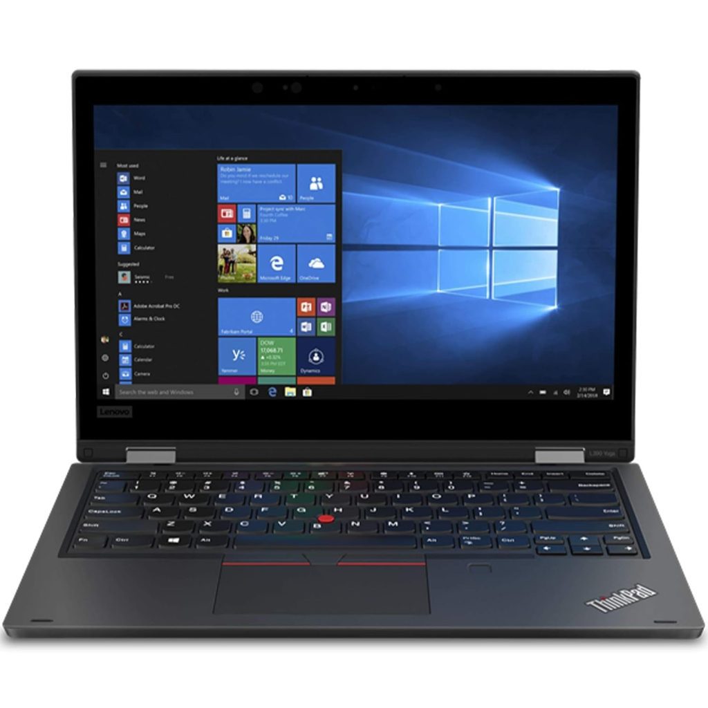 Lenovo Thinkpad L390 Yoga Intel Core I5 8th Gen 13" 8GB RAM 256GB SSD Touch Windows 11 Pro (Renewed)