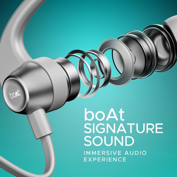 boAt Rockerz 255 Pro+ Bluetooth Wireless in Ear Earphones with Upto 60 Hours Playback, ASAP Charge, IPX7, Dual Pairing and Bluetooth v5.2(Cosmic Grey)