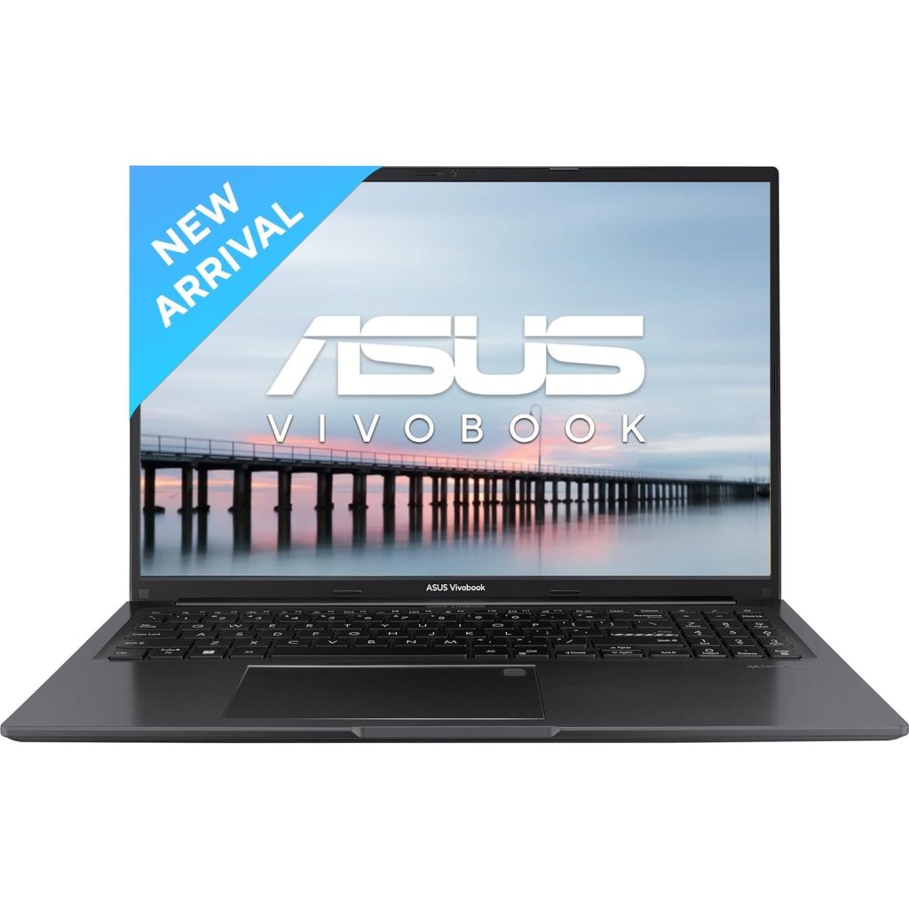 ASUS Vivobook 16, Intel®Core™ i3-1215U 12th Gen, 16-inch (40.64 cm) FHD+, Thin and Light Laptop (8 GB RAM/256GB SSD/Win11 pro/FingerPrint/Black/1.88kg)