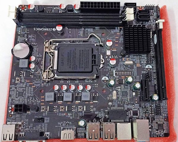 Zebronics H61 Motherboard ATX Intel LGA 1155 Socket | 6USB,1VGA,1LAN,1Audio,1HDMI Port, DDR3