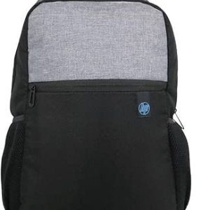 HP Essentials Polyester Black, Grey Laptop Backpack (Medium size)