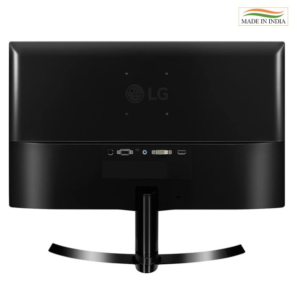 LG 22" (55CM) 22MP68VQ Full HD IPS Monitor LCD (1920 X 1080 Pixels), 3 side borderless with VGA, HDMI, DVI, Audio Out Ports - 22MP68VQ (Black)