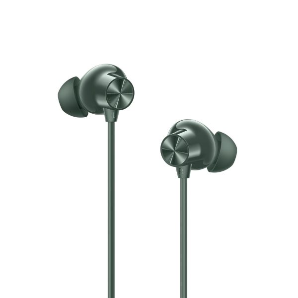 OnePlus Bullets Wireless Z2 ANC Bluetooth in Ear Earphones with Mic, 45dB Hybrid ANC, Bombastic Bass - 12.4 mm Drivers, 10 Mins Charge - 20 Hrs Music, 28 Hrs Battery (Grand Green)