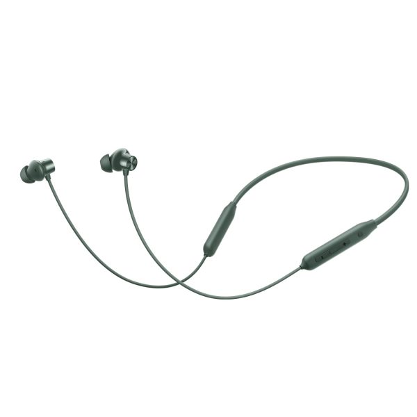 OnePlus Bullets Wireless Z2 ANC Bluetooth in Ear Earphones with Mic, 45dB Hybrid ANC, Bombastic Bass - 12.4 mm Drivers, 10 Mins Charge - 20 Hrs Music, 28 Hrs Battery (Grand Green)