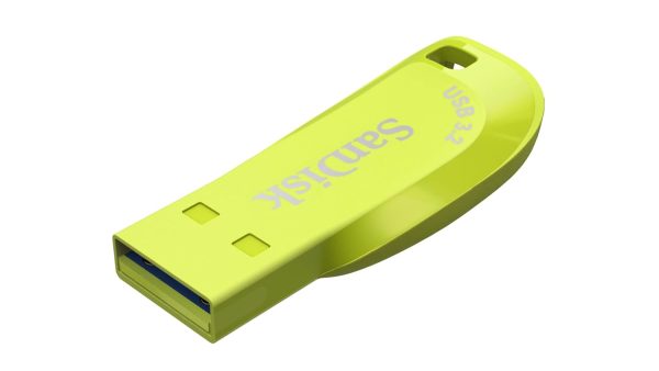 SanDisk Ultra Shift USB Flash Drive 128GB, USB 3.2 Gen 1, Evening Primrose Colour