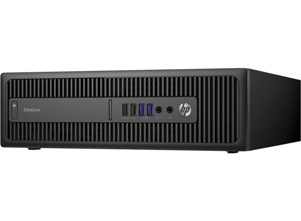 HP EliteDesk 800 G2 Desktop Computer PC (Intel Core i5 6th Gen| 16 GB DDR4 RAM| 512 GB SSD| Windows 11| MS Office| Intel HD Graphics| USB| VGA), Black