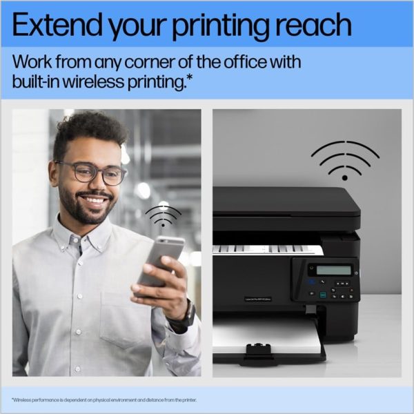 HP Laserjet Pro M126Nw All-in-One B&W wireless Monochrome Laser Printers for Home: Print, Copy, & Scan, Compact, Easy Mobile Printing, Black