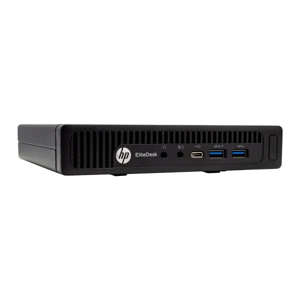 HP Elitedesk 800 Tiny Desktop (Core I3 6th gen, 16 GB RAM, 1 TB HDD, Win 10 Pro, MS Office/Intel HD Graphics/, USB 3.0, Ethernet,VGA), Black