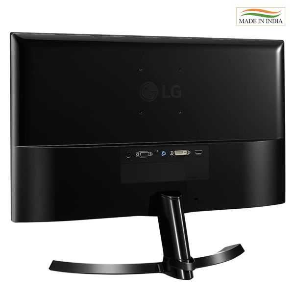 LG 22" (55CM) 22MP68VQ Full HD IPS Monitor LCD (1920 X 1080 Pixels), 3 side borderless with VGA, HDMI, DVI, Audio Out Ports - 22MP68VQ (Black)