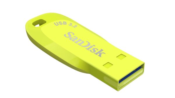 SanDisk Ultra Shift USB Flash Drive 128GB, USB 3.2 Gen 1, Evening Primrose Colour