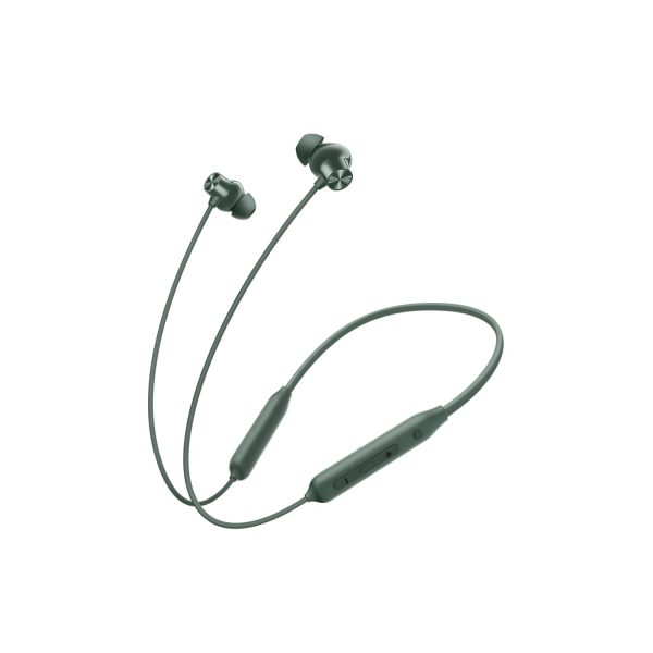 OnePlus Bullets Wireless Z2 ANC Bluetooth in Ear Earphones with Mic, 45dB Hybrid ANC, Bombastic Bass - 12.4 mm Drivers, 10 Mins Charge - 20 Hrs Music, 28 Hrs Battery (Grand Green)