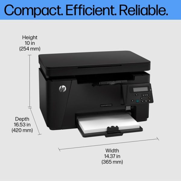 HP Laserjet Pro M126nw All-in-One B&W Printer for Home: Print, Copy, & Scan, Affordable, Compact, Easy Mobile Printing