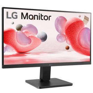 LG 22 Inch (55cm) FHD Monitor 1920 x 1080, AMD FreeSync, VA, 100Hz, sRGB 99% Typ(CIE1931), Black Stabilizer, Virtual Borderless, Flicker Safe, Reader Mode, OnScreen Control, HDMI,VGA, 22MR410(Black)