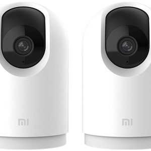 Xiaomi Mi 360 Home Security Wireless Camera 2K Pro with Bluetooth Gateway BLE 4.2 l Dual Band Wi-fi Connection l 3 Million HD 1296p| Full Color in Low-Light | AI Human Detection, White (Pack of 2)