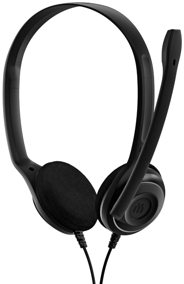 EPOS Sennheiser PC 8 Over-Ear USB, Wired VOIP Headphone with Mic (Black)