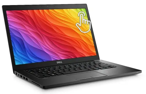 Dell Latitude 7480 14" Touchscreen Laptop, Intel Core i7 7600U 2.8Ghz, 8GB DDR4, 256GB M.2 SSD, QHD 1440p, Thunderbolt 3 USB C, HDMI, Webcam, Windows 11 Pro