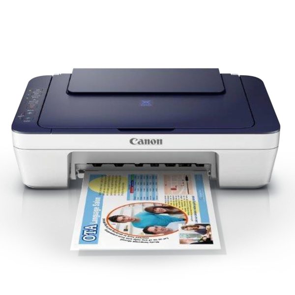 Canon PIXMA E477 All in One (Print, Scan, Copy) WiFi Ink Efficient Colour Printer for Home/Student