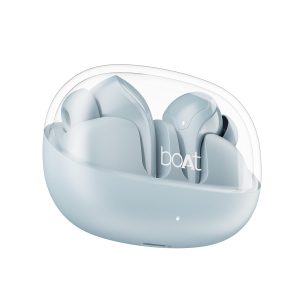 boAt Airdopes 311 Pro TWS in-Ear Earbuds w/Up to 50 HRS Playtime, Dual Mics with ENx™ Tech, 50 ms low-latency BEAST™ Mode, ASAP™ Charging, IWP™ Tech(Dusk Blue)