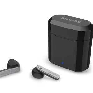 Philips Audio TWS TAT3225 True Wireless Earbuds with 24 Hr Playtime (6+18), IPX4, Bluetooth 5.2, 13 mm Drivers, Voice Assistant (Black)