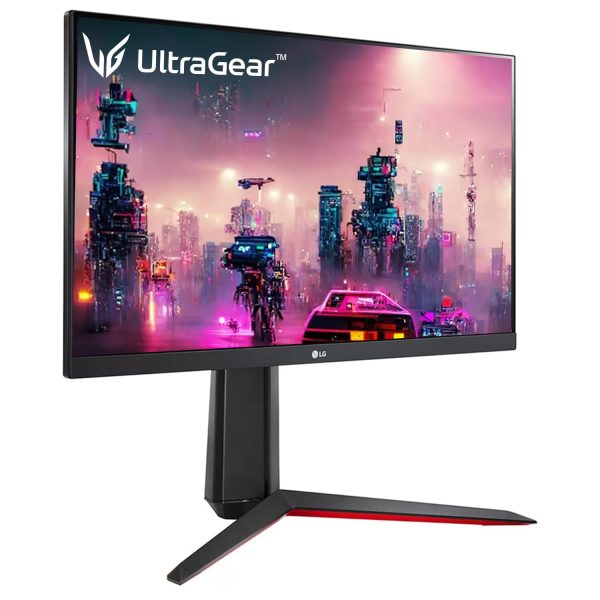 LG Ultragear IPS Gaming Monitor 60 cm (24 Inches), FHD 1920 x 1080, 1ms, 144Hz, AMD FreeSync Compatible, HDR 10, sRGB 99% (Typ.), DP, HDMI, Height, Tilt & Pivot Adjust Stand, 24GN65R (Black)