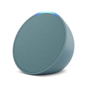 Echo Pop| Smart speaker with Alexa and Bluetooth| Loud sound, balanced bass, crisp vocals| Green