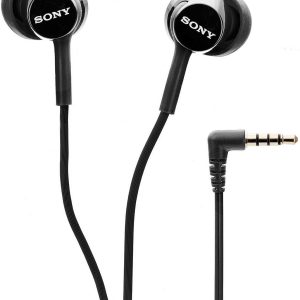 Sony MDR-EX155AP in-Ear Wired Headphones with Mic (Black)