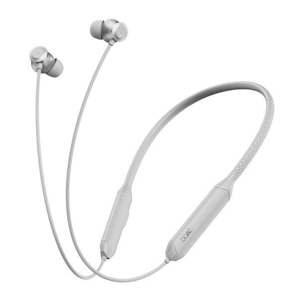 boAt Newly Launched Rockerz 255 Z Plus Bluetooth in-ear Neckband w/AI-ENx™ Tech, Spatial Audio, 50hrs Playback, Magnetic Power Buds, Dual Pairing, Google Fast Pair, Hearables App(Slate Grey)