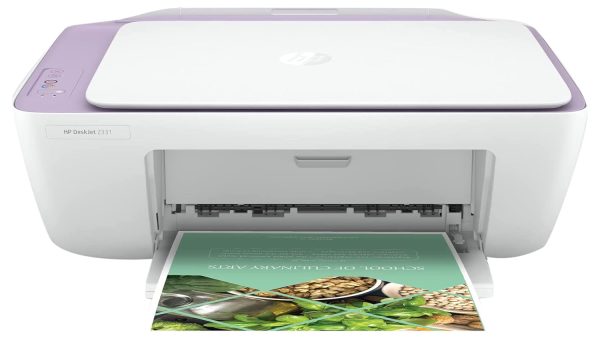 HP Deskjet 2331 Colour Printer, Scanner and Copier for Home/Small Office, Compact Size, Reliable, Easy Set-Up Through HP Smart App On Your Pc Connected Through USB, Ideal for Home.